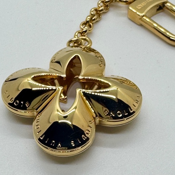Louis Vuitton Gold Porte Clés Eclipse Key Chain - Picture 3 of 4